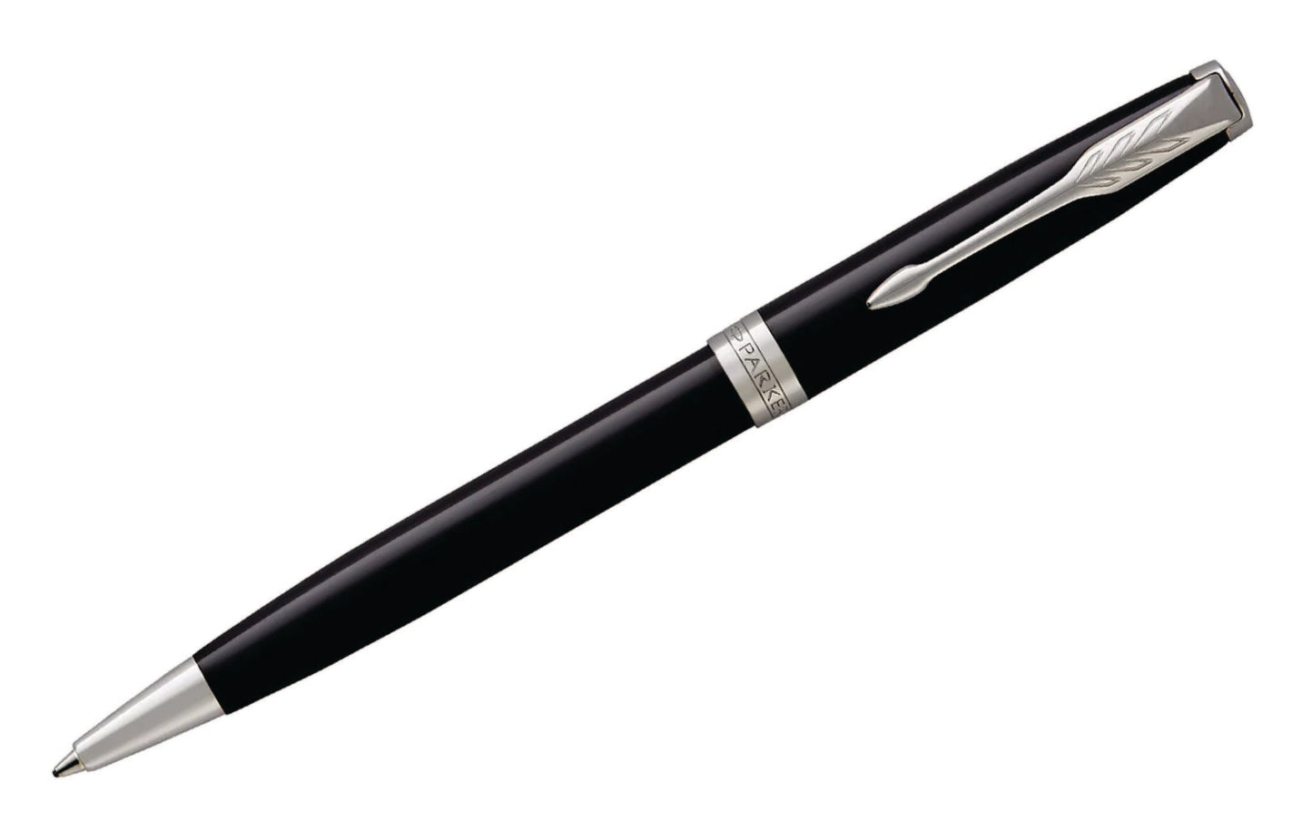 Sonnet - Black Lacquer Chrome Trim Ballpoint Pen