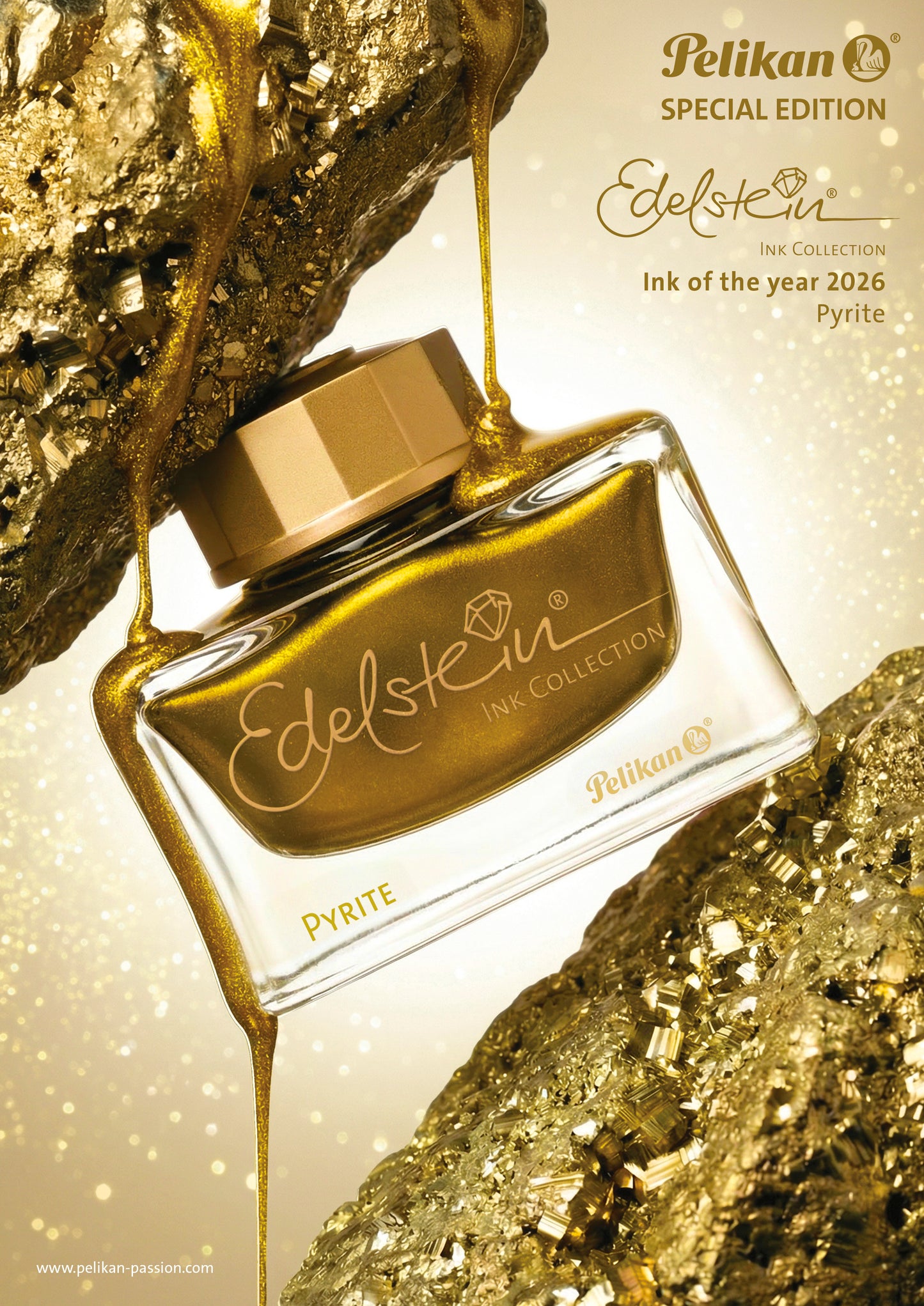Pelikan Edelstein® Ink of the Year 2026 – Pyrite