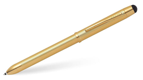 Tech3+ - 23KT Gold Plate Multifunction Pen with Stylus (3in1)