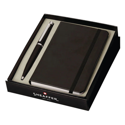 Sheaffer VFM Matte Black Ballpoint Set w/Notebook