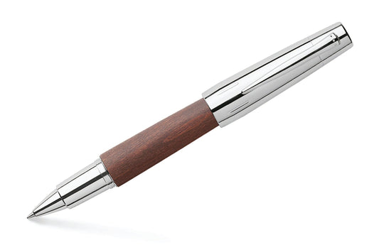 e-motion Dark Brown Wood Rollerball pen