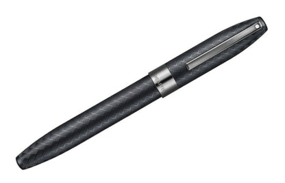 Sheaffer Legacy Chevron Matte Black Rollerball Pen with PVD Gunmetal Trims