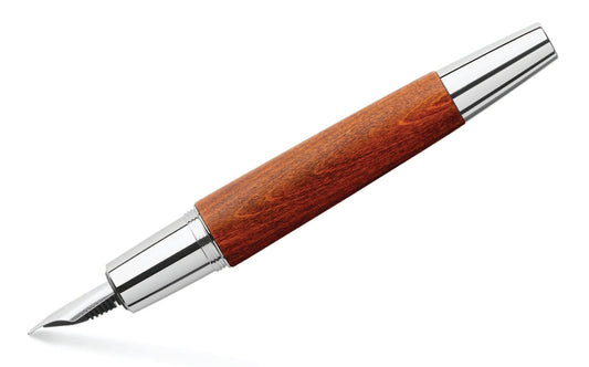 e-motion Red Brown Wood Fountain pen