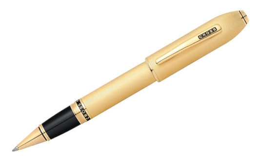 Peerless™ 23KT Heavy Gold Plate with Gold Plated Appointments and Swarovski Crystal Rollerball