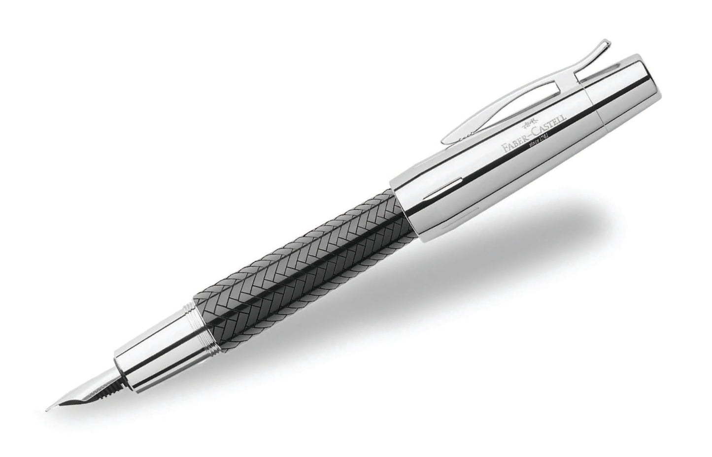 e-motion Parquet Black Resin Fountain pen