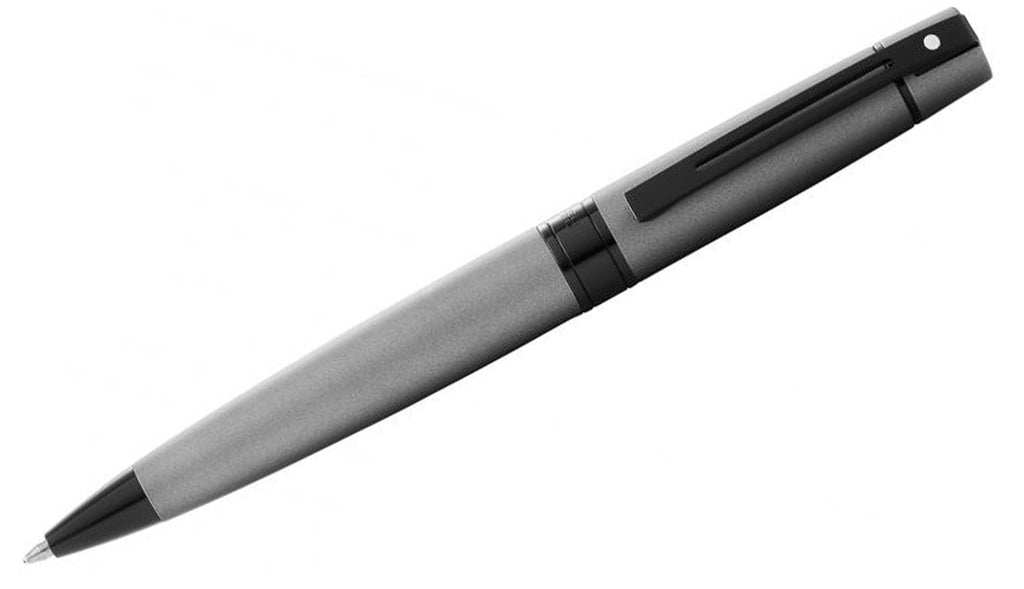 300 Matte Gray with Polished Black Trim Ballpoint Pen