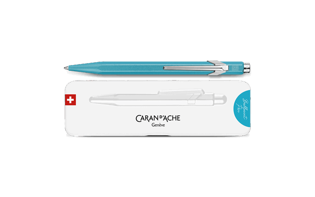 849 COLORMAT-X Turquoise Ballpoint Pen