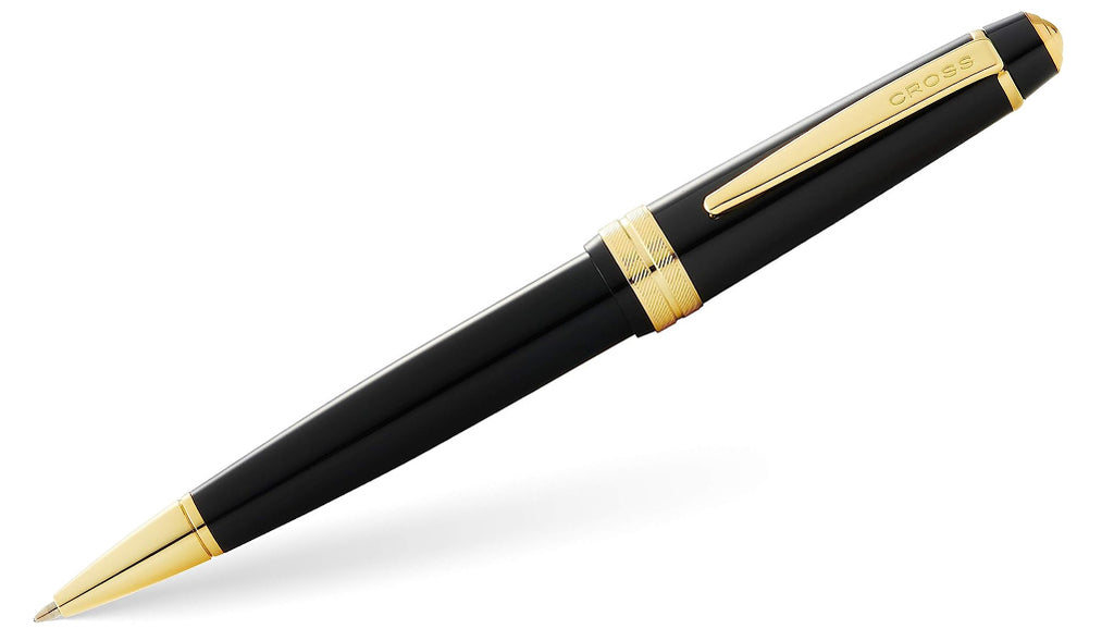 Bailey Light™ Polished Black Resin and Gold Tone Appointments Ballpoint Pen