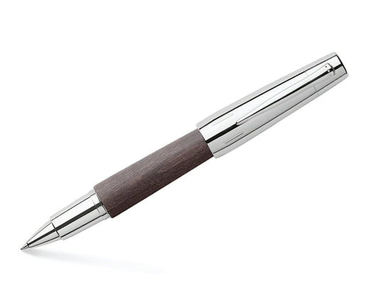 e-motion Black Wood Rollerball pen