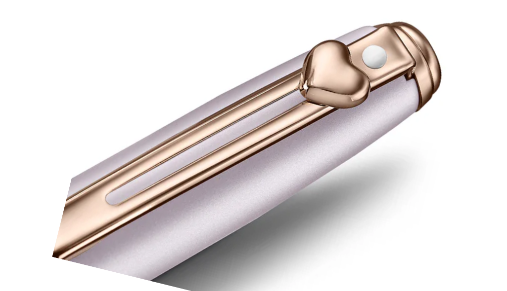 Sheaffer Emily in Paris Prelude Mini Pastel Pink Ballpoint Pen and PVD Rose Gold Trims with Heart Emblem and Swarovski Crystal