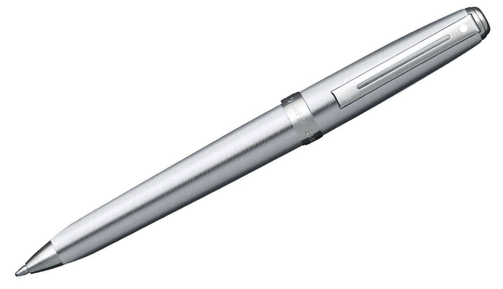 Prelude Steel with Chrome Trim Ballpoint Pen