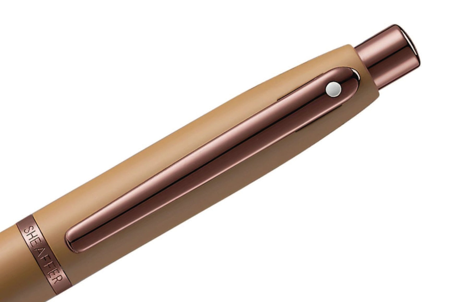 Sheaffer® VFM Coffee Edition Matt Brown Ballpoint Pen with Regal Brown PVD Trims
