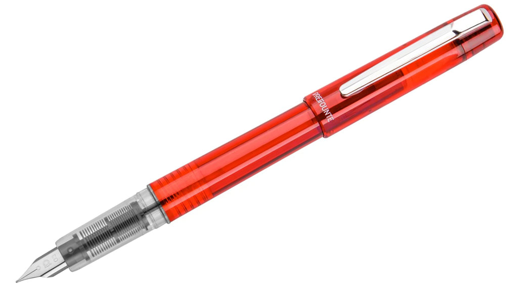 Prefounte Vermillion Orange Fountain Pen