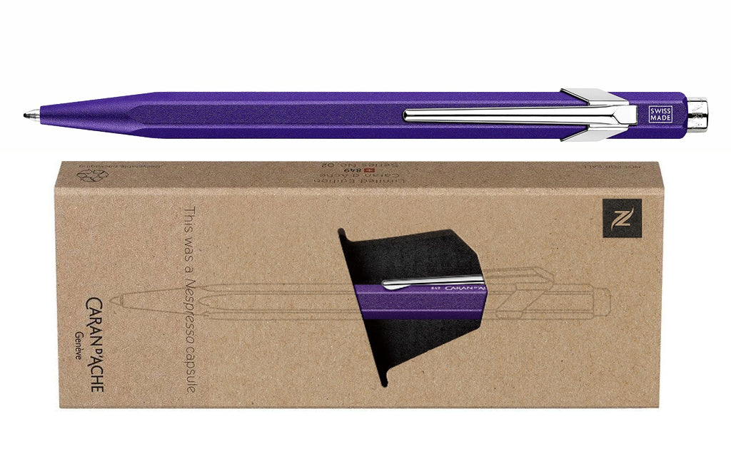 849 Nespresso Deep-Purple Limited Edition 3 Ballpoint Pen