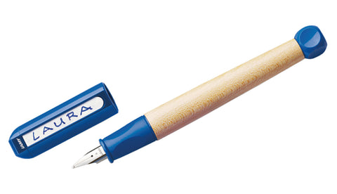 ABC - Wood/Blue Grip Fountain Pen