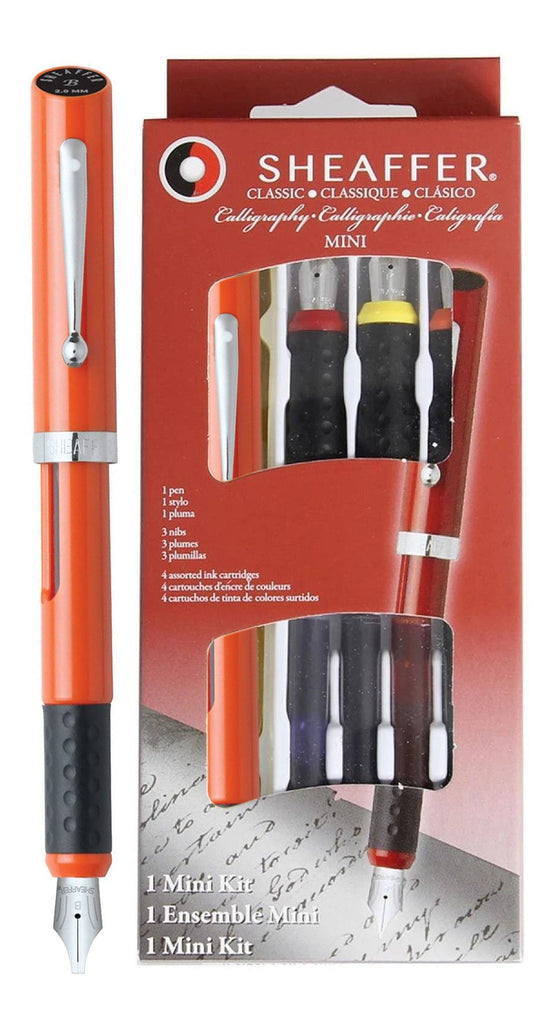Calligraphy Mini Kit Single Fountain Pen with 3 Nibs - F/M/B