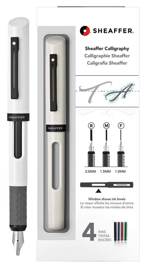 Calligraphy Mini Kit Single Fountain Pen with 3 Nibs - F/M/B - New
