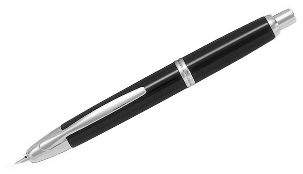 Capless Black Lacquer CT Fountain Pen