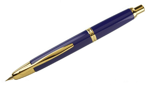 Capless Blue Lacquer GT Fountain Pen (Fine)