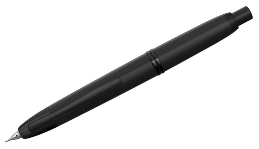 Capless Matte Black Fountain Pen (Fine)
