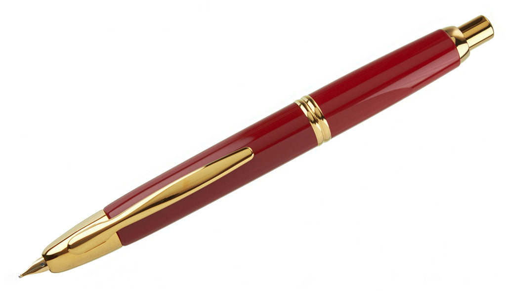 Capless Red Lacquer GT Fountain Pen