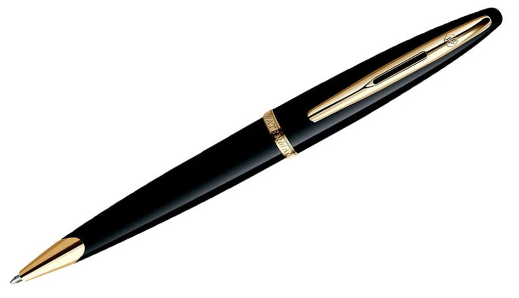 Carène - Black Lacquer Gold Trim Ballpoint Pen