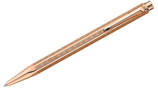 Ecridor Chevron Rose Gold-Plated Ballpoint Pen