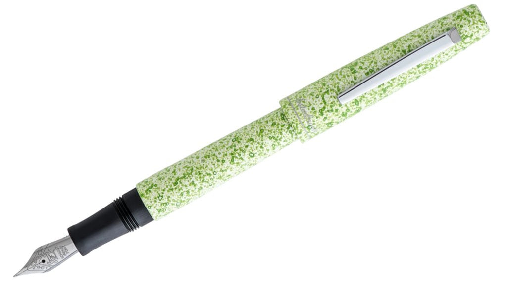 Camden Composition Fluorescent Green Rollerball & Fountain Pen
