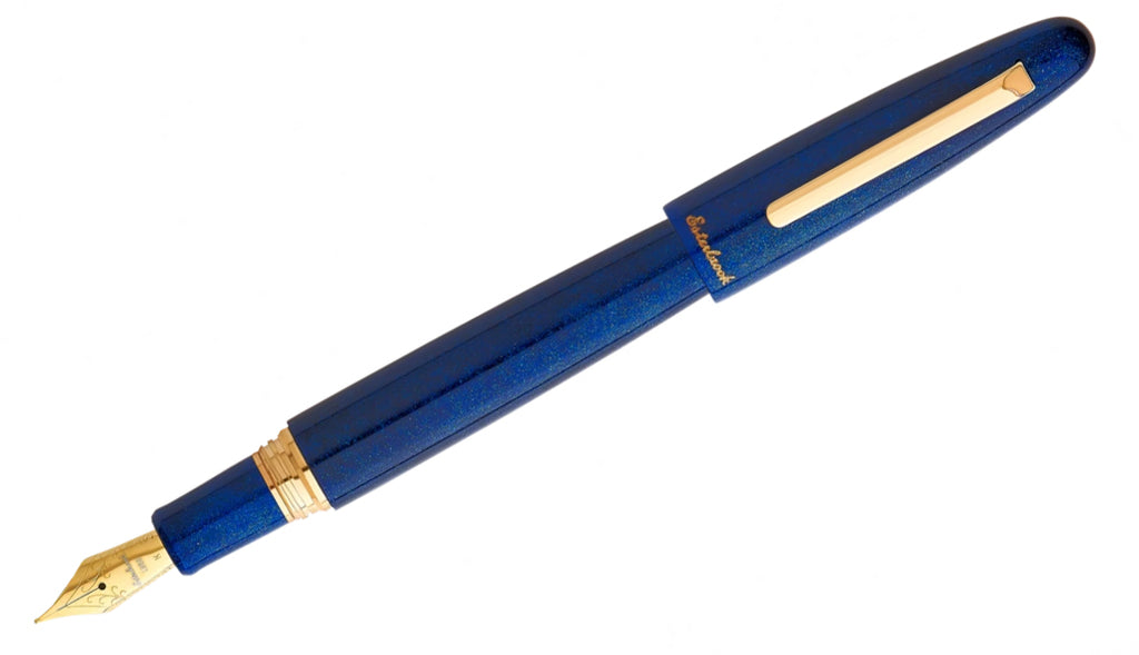 Sparkle Tanzanite - Diamond Cast Fountain Pen