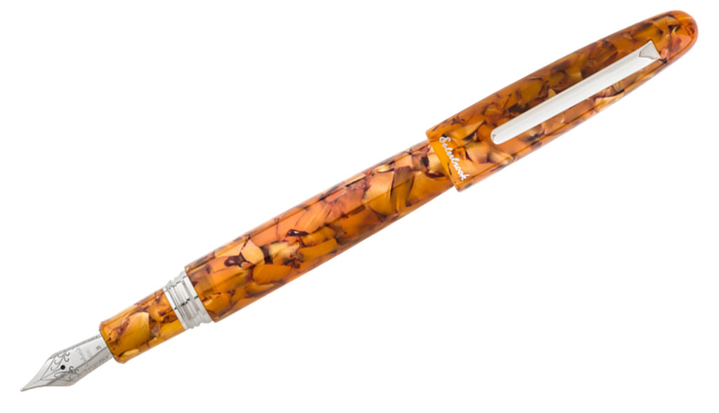 Estie Oversize Honeycomb Palladium Trim - Fountain Pen