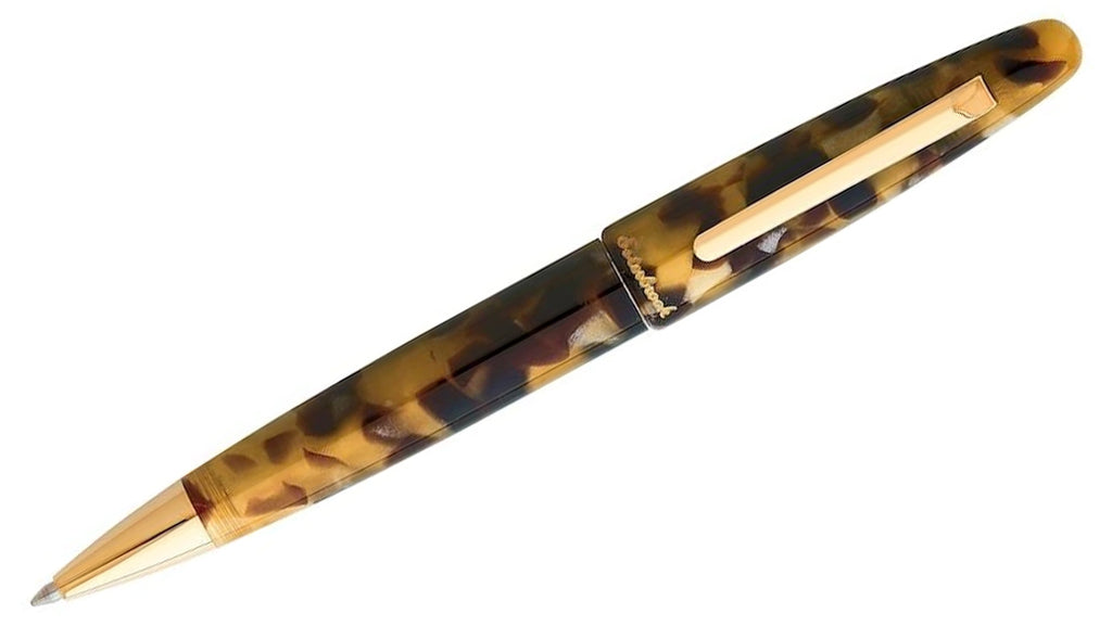 Estie Tortoise Gold Trim - Ballpoint