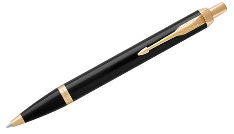 IM - Black Lacquer with Gold Trim Ballpoint Pen