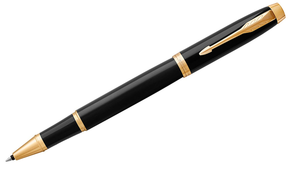 IM - Black With Gold Trim Rollerball Pen
