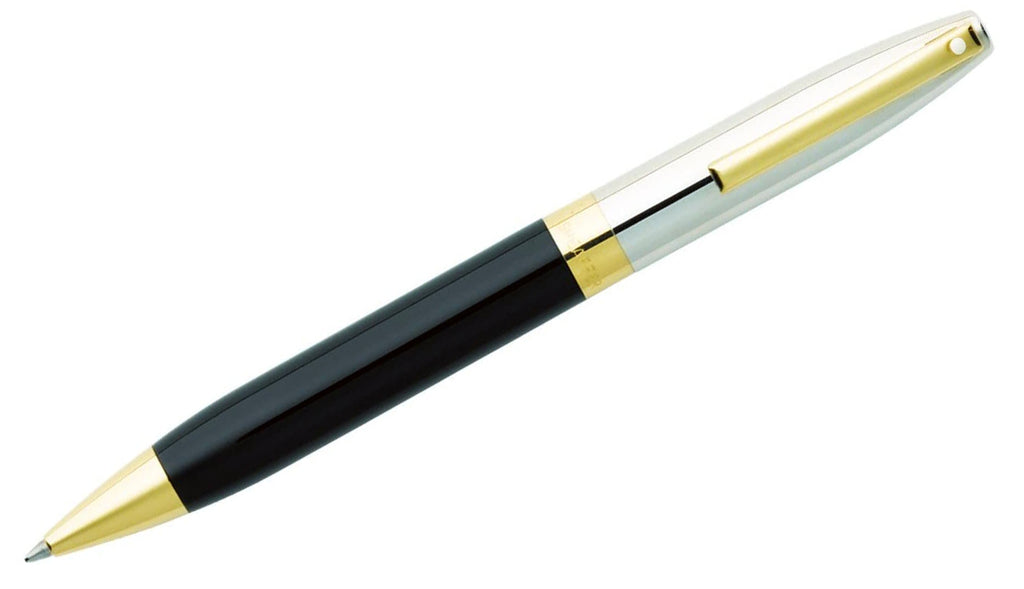 Legacy® Heritage Duo - Chrome/Black Lacquer with 22k Gold Plated Trim Ballpoint Pen