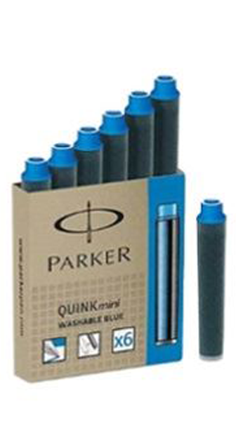 Ink Cartridge Washable Blue (Mini - Pack of 6)