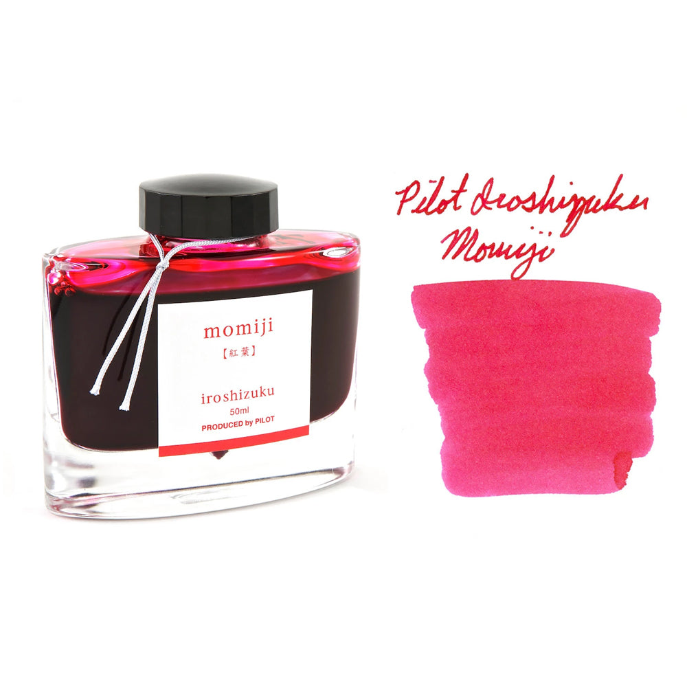 Iroshizuku Momiji Autumn Leaves (Red-Pink) 50ml Bottled Ink