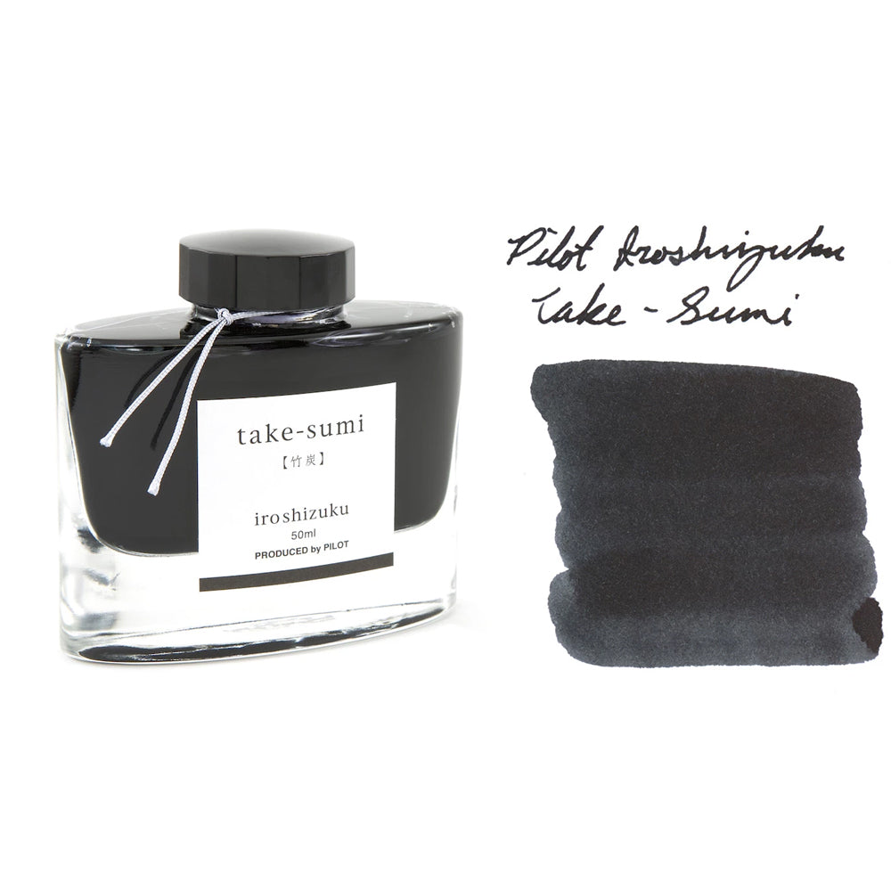 Iroshizuku Take-Sumi (Bamboo Charcoal Black) 50ml Bottled Ink