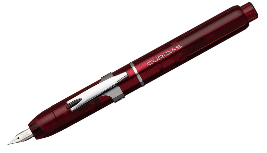Platinum - Curidas Retractable Fountain Pen (Red)
