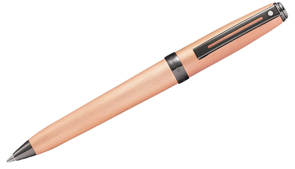 Prelude Brushed Copper Tone PVD Gunmetal Trim Ballpoint Pen