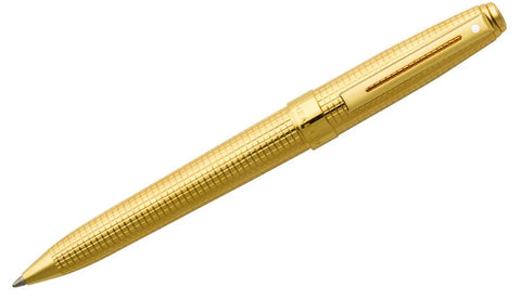 Prelude® Signature Collection - 22k Gold Plate with Engraved Diamond Square Pattern Ballpoint Pen