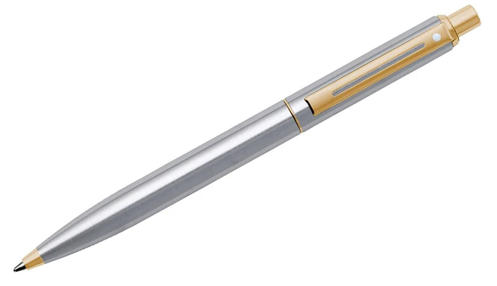 Sentinel® - Brushed Chrome Plate Finish With Gold Tone Trim