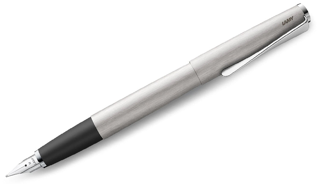 Studio Brushed Steel Finish Fountain Pen