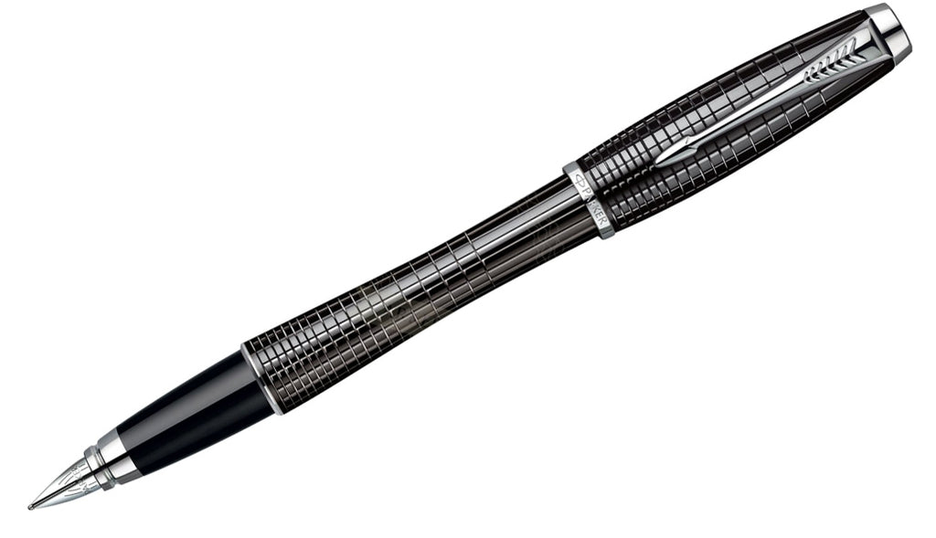Urban Premium Ebony Metal Chiselled CT Foutain Pen