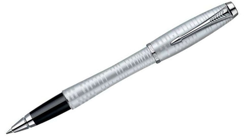 Urban Premium Vacumatic Silver-Blue Pearl CT Rollerball Pen