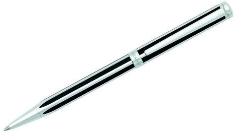Intensity® Jet Black Striped Ballpoint Pen