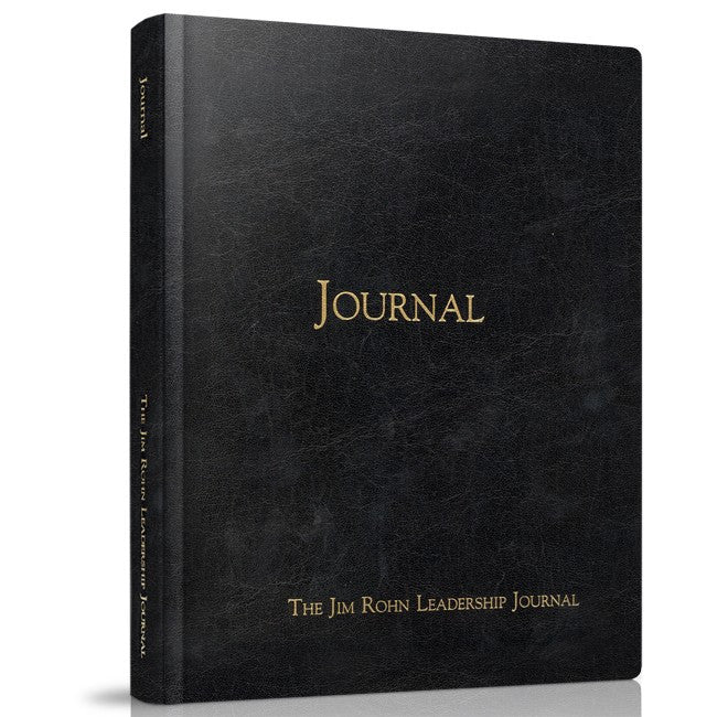 The Jim Rohn Leather Bound Leadership Journal