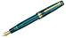 Professional Gear Slim Blue Green Nebula Fountain Pen